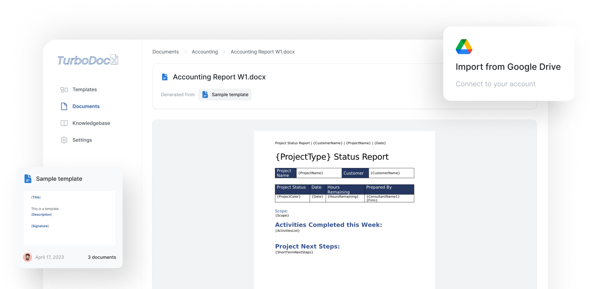TurboDocx document generation platform