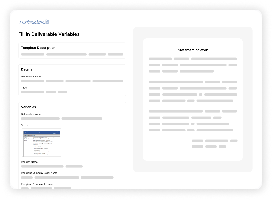Fill Out Your Template
